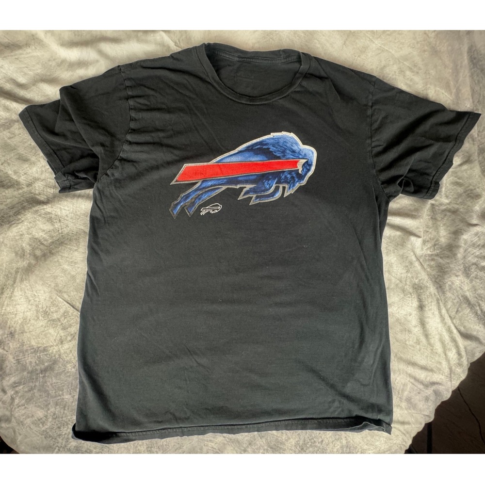 Buffalo Bills NFL Football Graphic T Shirt Black Bills Mafia Mens XL Large Logo